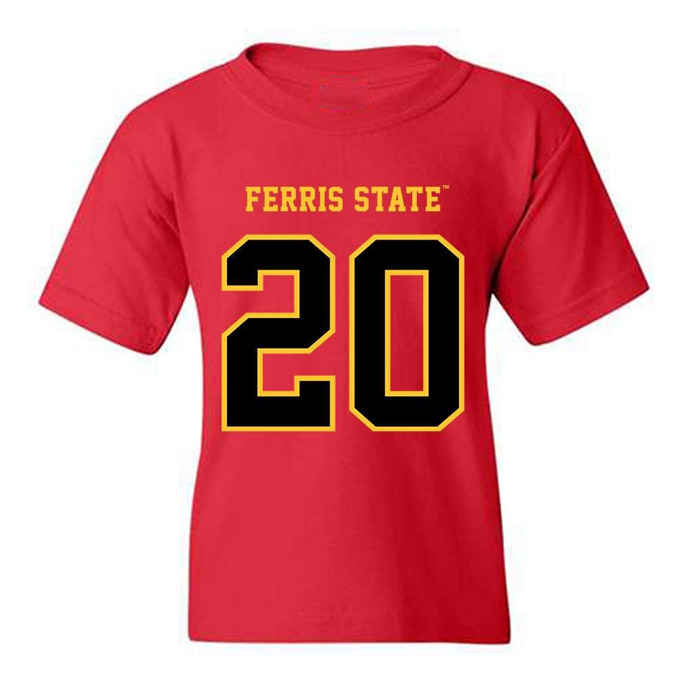 Ferris State - STUNT : Julia Priestap - Replica Shersey Youth T-Shirt-0