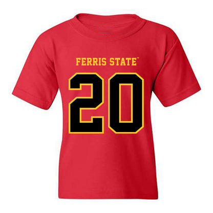 Ferris State - STUNT : Julia Priestap - Replica Shersey Youth T-Shirt-0