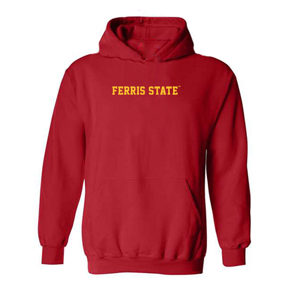 Ferris State - STUNT : Adrianna Swarthout - Replica Shersey Hooded Sweatshirt-0
