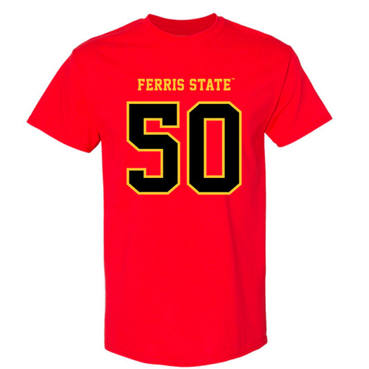 Ferris State - NCAA Football : Michael Bush - Replica Shersey T-Shirt-0
