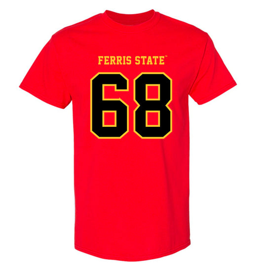 Ferris State - NCAA Football : Jordan Tooles - Replica Shersey T-Shirt-0