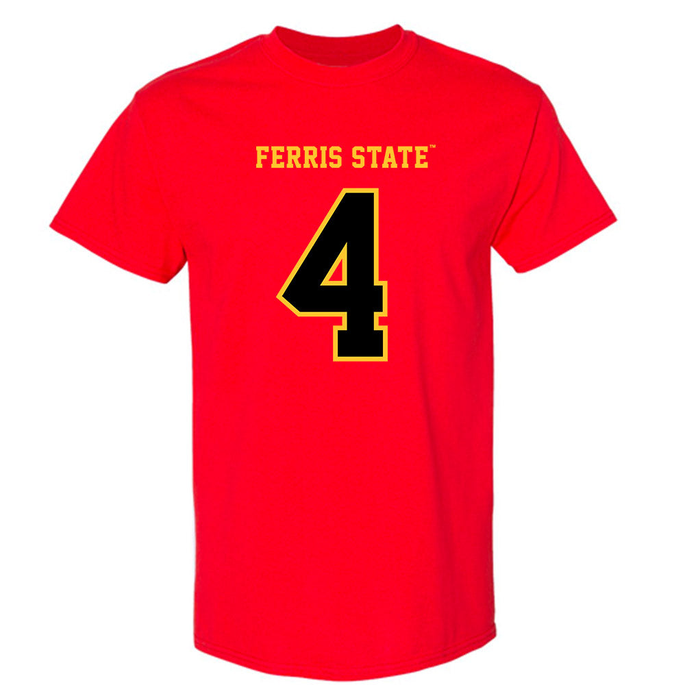 Ferris State - NCAA Football : Tae Boyd - Replica Shersey T-Shirt-0