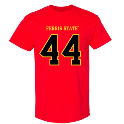 Ferris State - NCAA Women's Basketball : Mya Hiram - Replica Shersey T-Shirt-0