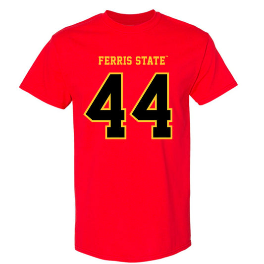 Ferris State - NCAA Women's Basketball : Mya Hiram - Replica Shersey T-Shirt-0