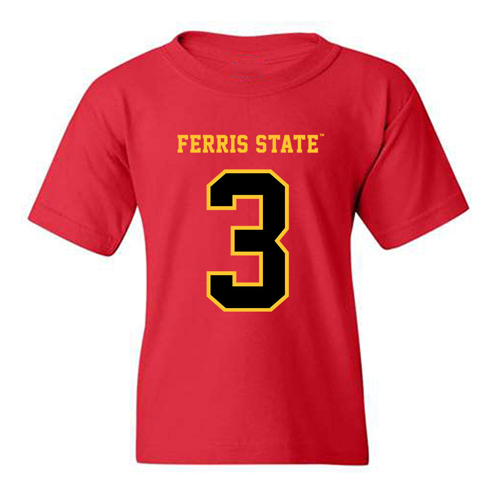 Ferris State - NCAA Football : Chase Carter - Replica Shersey Youth T-Shirt-0