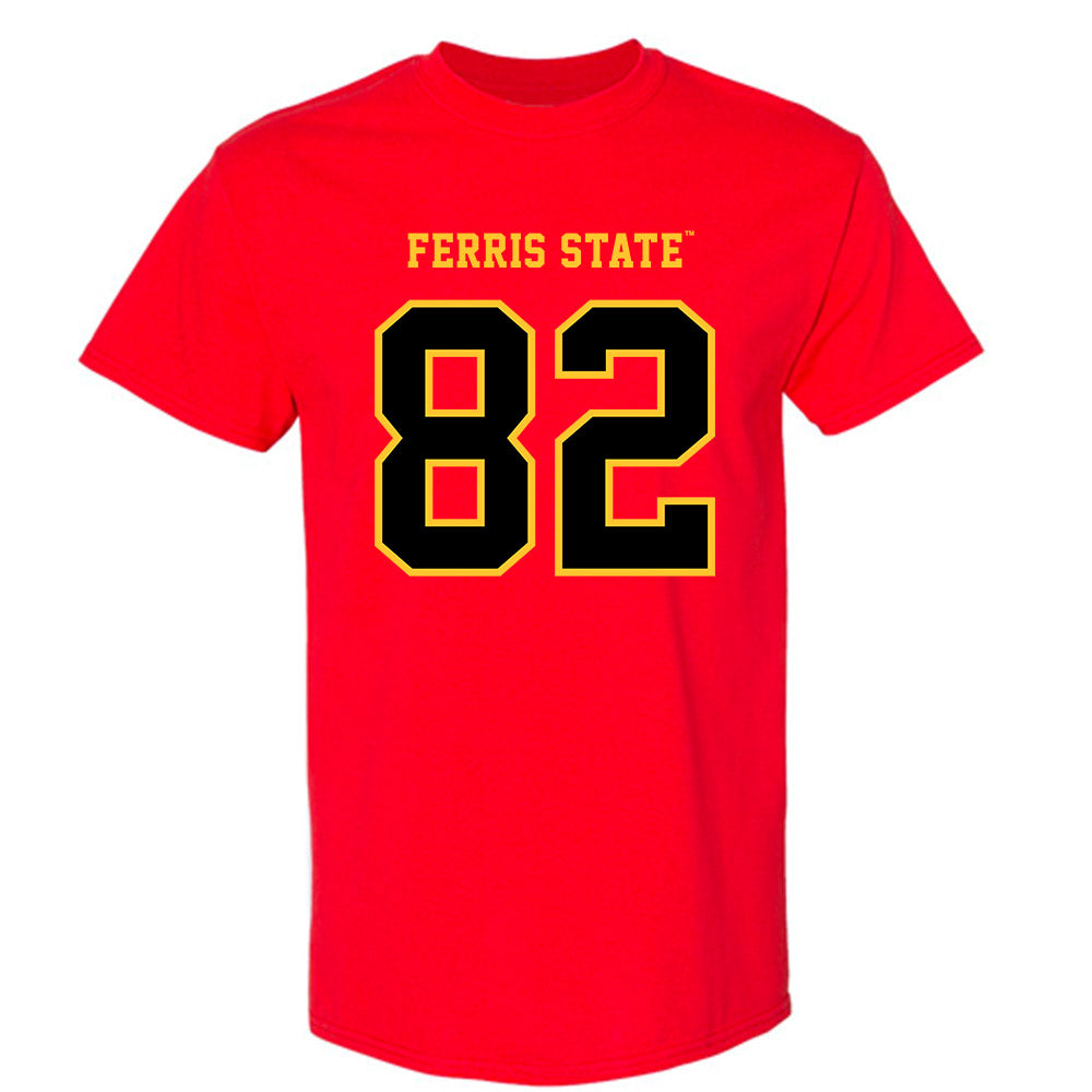 Ferris State - NCAA Football : Kevin Simes - Replica Shersey T-Shirt-0