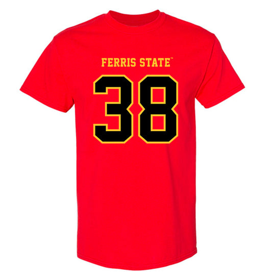 Ferris State - NCAA Football : Levi Tuinstra - Replica Shersey T-Shirt-0