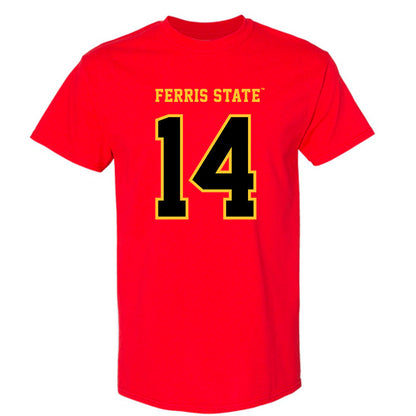 Ferris State - NCAA Football : Stanley Lambert - Replica Shersey T-Shirt-0