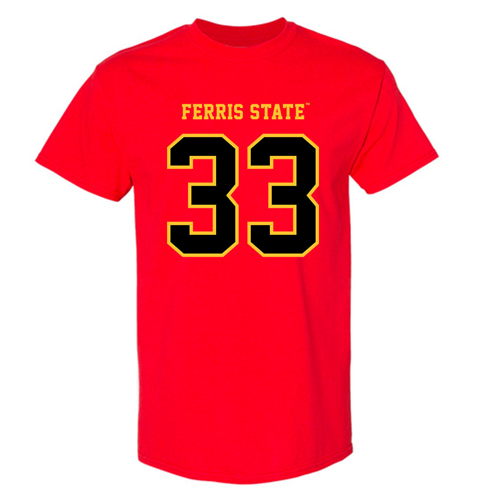 Ferris State - NCAA Women's Basketball : Ally Schultz - Replica Shersey T-Shirt-0