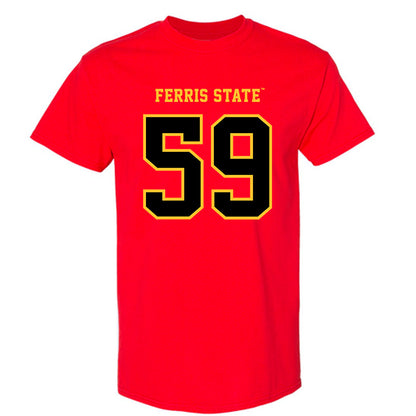 Ferris State - NCAA Football : Isiah Copeland - Replica Shersey T-Shirt-0