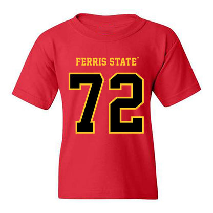 Ferris State - NCAA Football : Jaden Zeigler - Replica Shersey Youth T-Shirt-0
