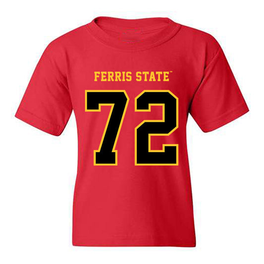Ferris State - NCAA Football : Jaden Zeigler - Replica Shersey Youth T-Shirt-0