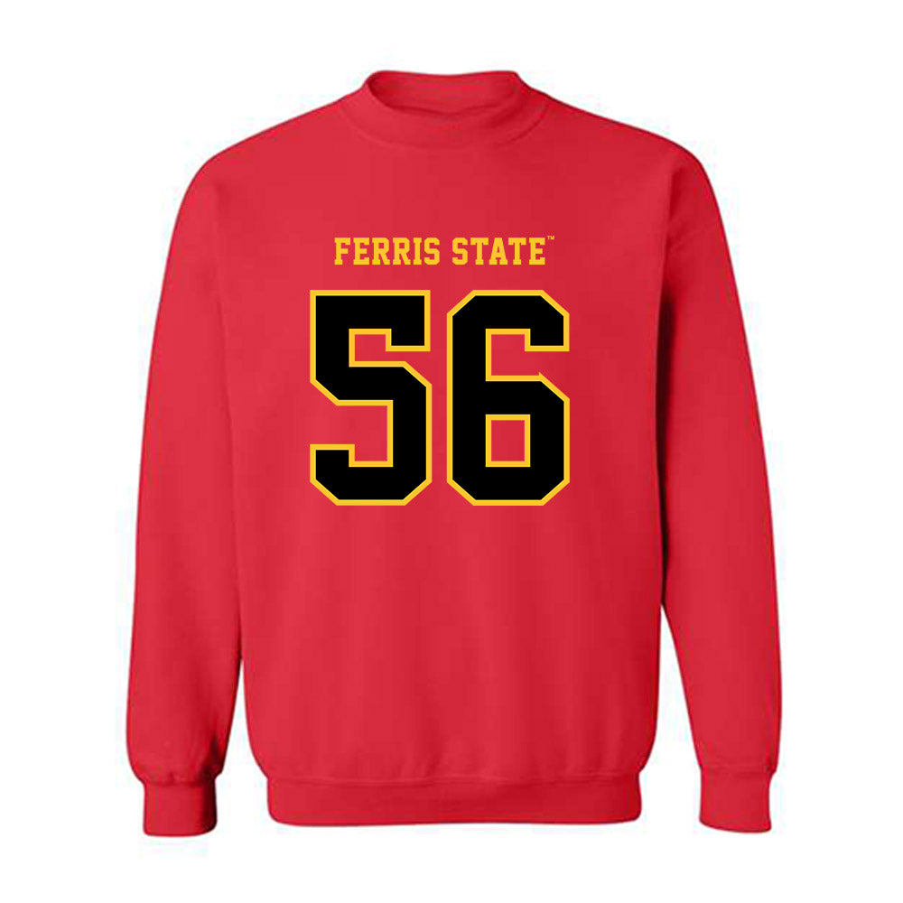 Ferris State - NCAA Football : Ben Przytula - Replica Shersey Crewneck Sweatshirt-0