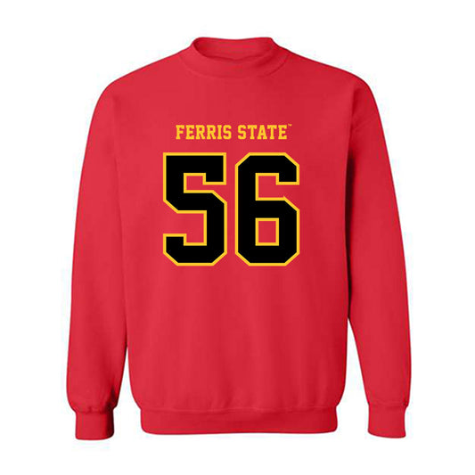 Ferris State - NCAA Football : Ben Przytula - Replica Shersey Crewneck Sweatshirt-0