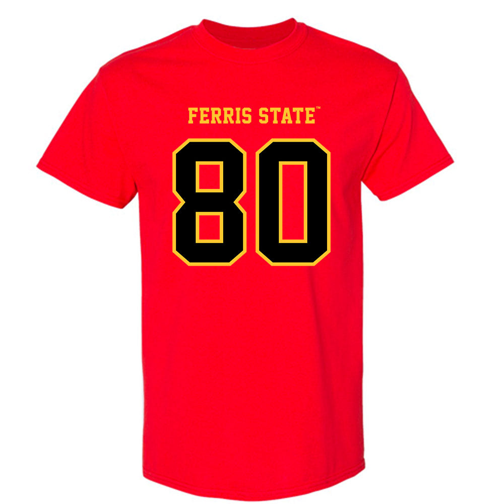 Ferris State - NCAA Football : Braeden Childress - Replica Shersey T-Shirt-0