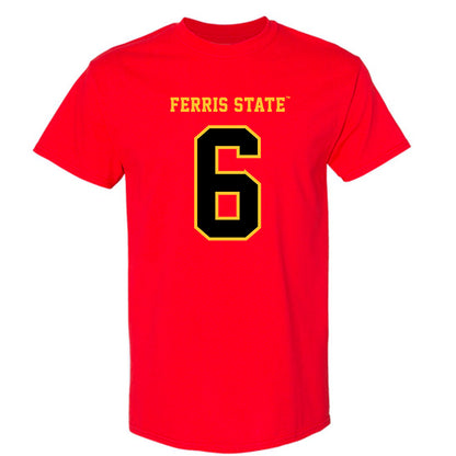 Ferris State - NCAA Football : James Gilbert - Replica Shersey T-Shirt-0