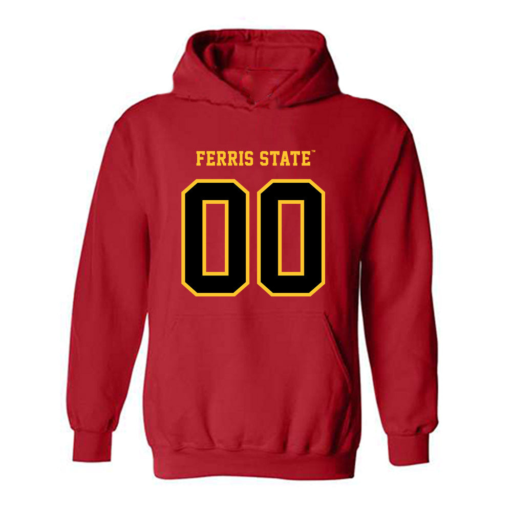 Ferris State - NCAA Football : Yaheem Smith - Replica Shersey Hooded Sweatshirt-0