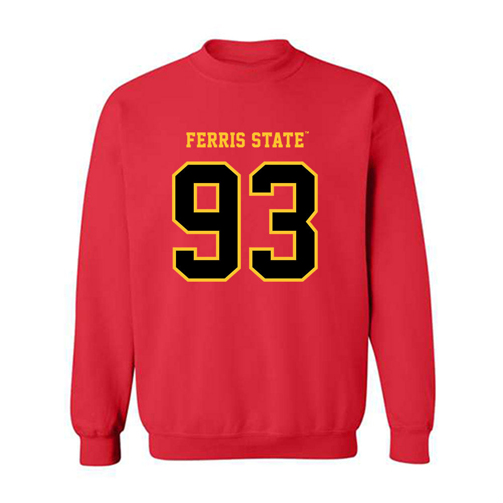 Ferris State - NCAA Football : Erick Seabrook - Replica Shersey Crewneck Sweatshirt-0