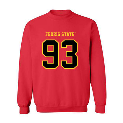 Ferris State - NCAA Football : Erick Seabrook - Replica Shersey Crewneck Sweatshirt-0