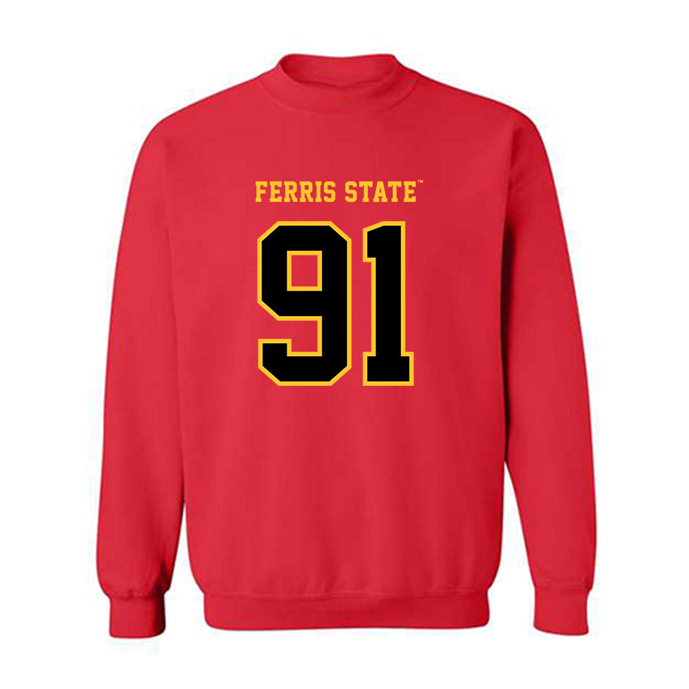 Ferris State - NCAA Football : J-vonne Ruffin - Replica Shersey Crewneck Sweatshirt-0