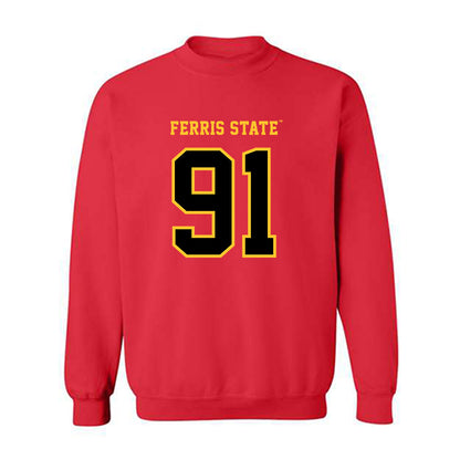 Ferris State - NCAA Football : J-vonne Ruffin - Replica Shersey Crewneck Sweatshirt-0