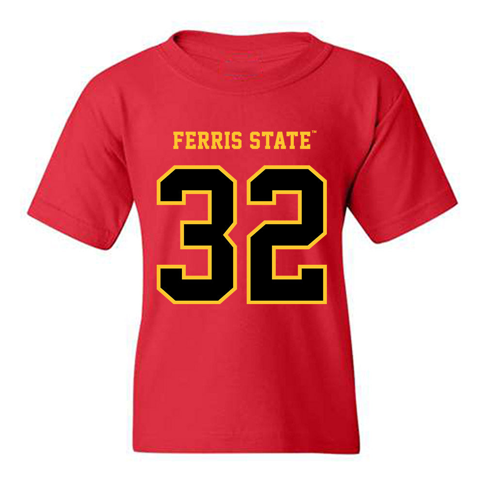 Ferris State - NCAA Women's Basketball : Melena Glysch - Replica Shersey Youth T-Shirt-0
