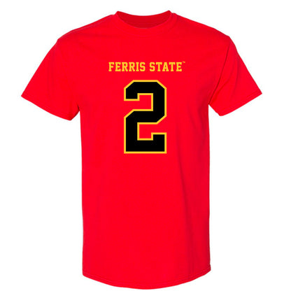 Ferris State - NCAA Men's Basketball : Jaylin Cooper - Replica Shersey T-Shirt-0