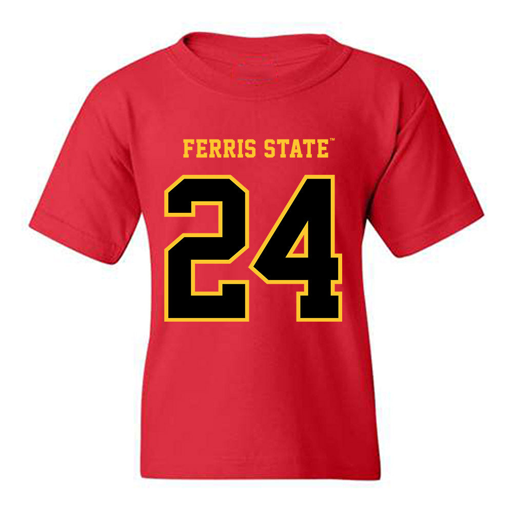 Ferris State - NCAA Women's Basketball : Claire Erickson - Replica Shersey Youth T-Shirt-0