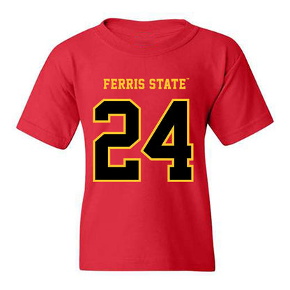 Ferris State - NCAA Women's Basketball : Claire Erickson - Replica Shersey Youth T-Shirt-0