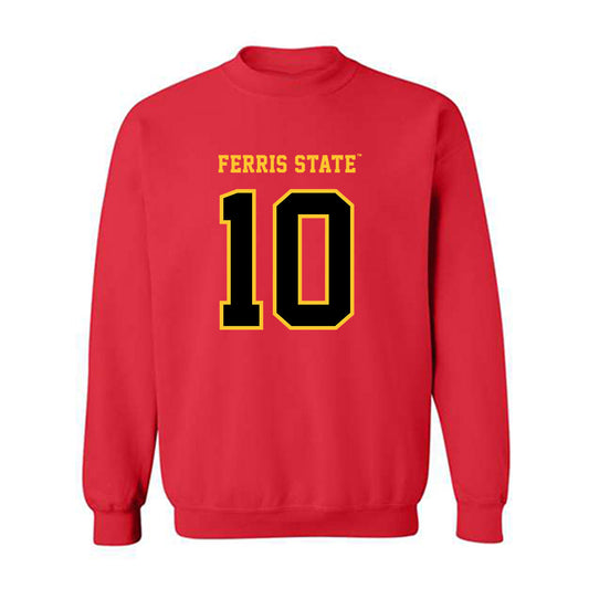 Ferris State - NCAA Women's Volleyball : Haley Robinson - Replica Shersey Crewneck Sweatshirt-0