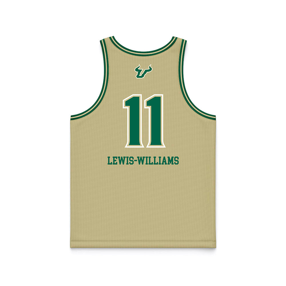 USF - NCAA Women's Basketball : Kirsten Lewis-Williams - Sand Basketball Jersey-1