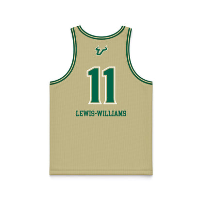 USF - NCAA Women's Basketball : Kirsten Lewis-Williams - Sand Basketball Jersey-1