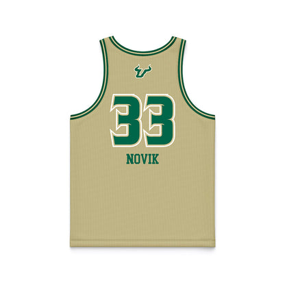 USF - NCAA Women's Basketball : Katsiaryna Novik - Sand Basketball Jersey-1