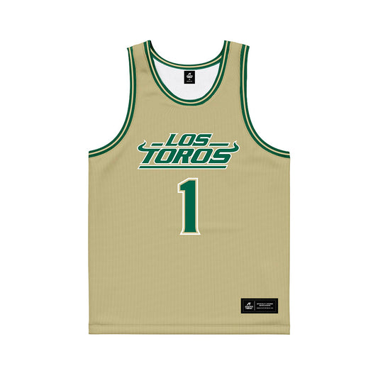 USF - NCAA Women's Basketball : Katie Davidson - Sand Basketball Jersey-0