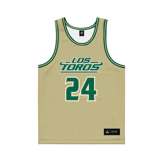 USF - NCAA Women's Basketball : Kendall Puryear - Sand Basketball Jersey-0