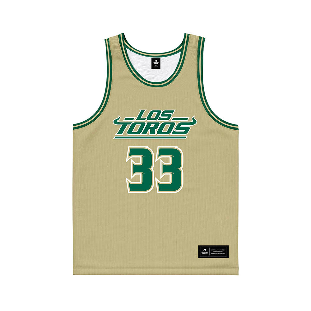 USF - NCAA Women's Basketball : Katsiaryna Novik - Sand Basketball Jersey-0