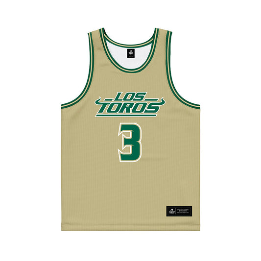 USF - NCAA Women's Basketball : Serenity Hardy - Sand Basketball Jersey-0