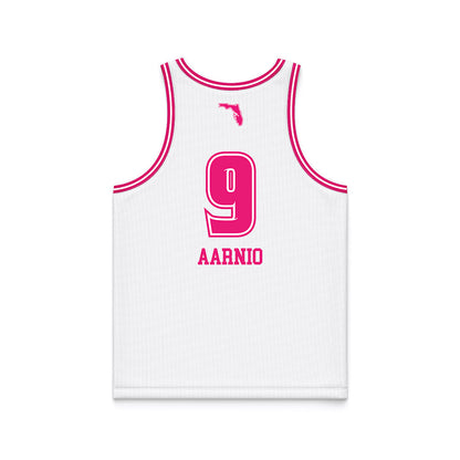 USF - NCAA Women's Basketball : Janette Aarnio - White Basketball Jersey-1