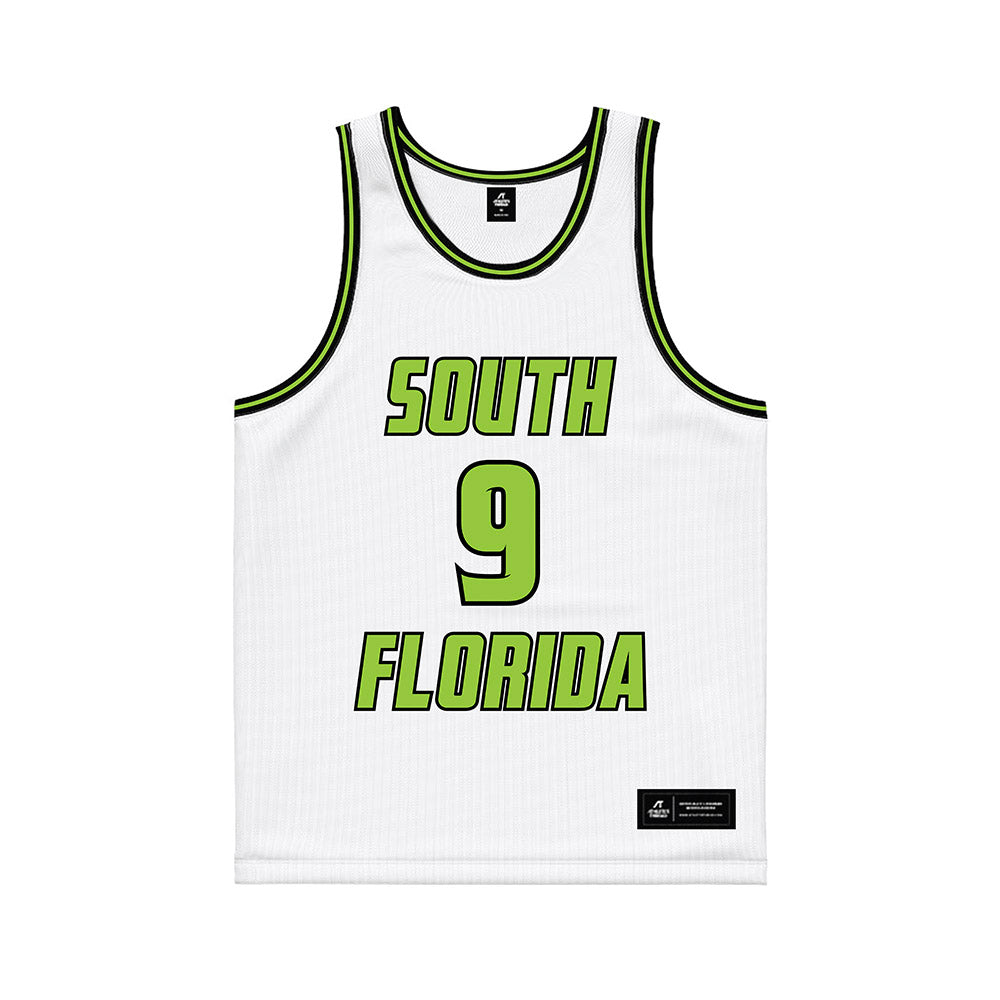 USF - NCAA Women's Basketball : Janette Aarnio - White Basketball Jersey-0