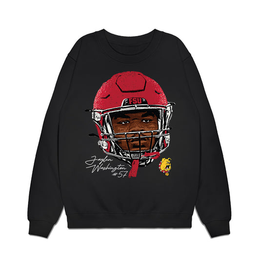 Ferris State - NCAA Football : Jaylen Washington - Game Face Premium Crewneck Sweatshirt-0