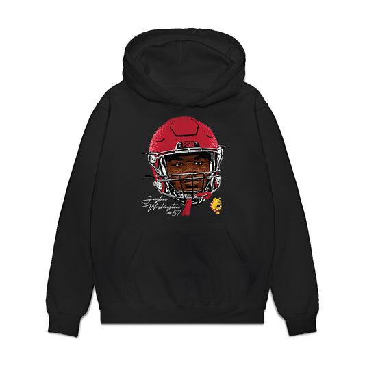 Ferris State - NCAA Football : Jaylen Washington - Game Face Premium Hooded Sweatshirt-0