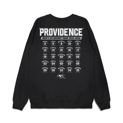 Providence - NCAA Men's Ice Hockey : Roster Tee Premium Crewneck Sweatshirt-1