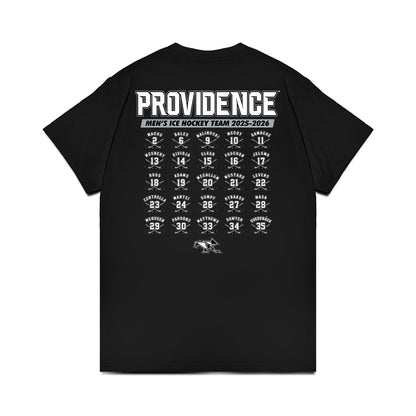 Providence - NCAA Men's Ice Hockey : Roster Tee Comfort Colors T-Shirt-1