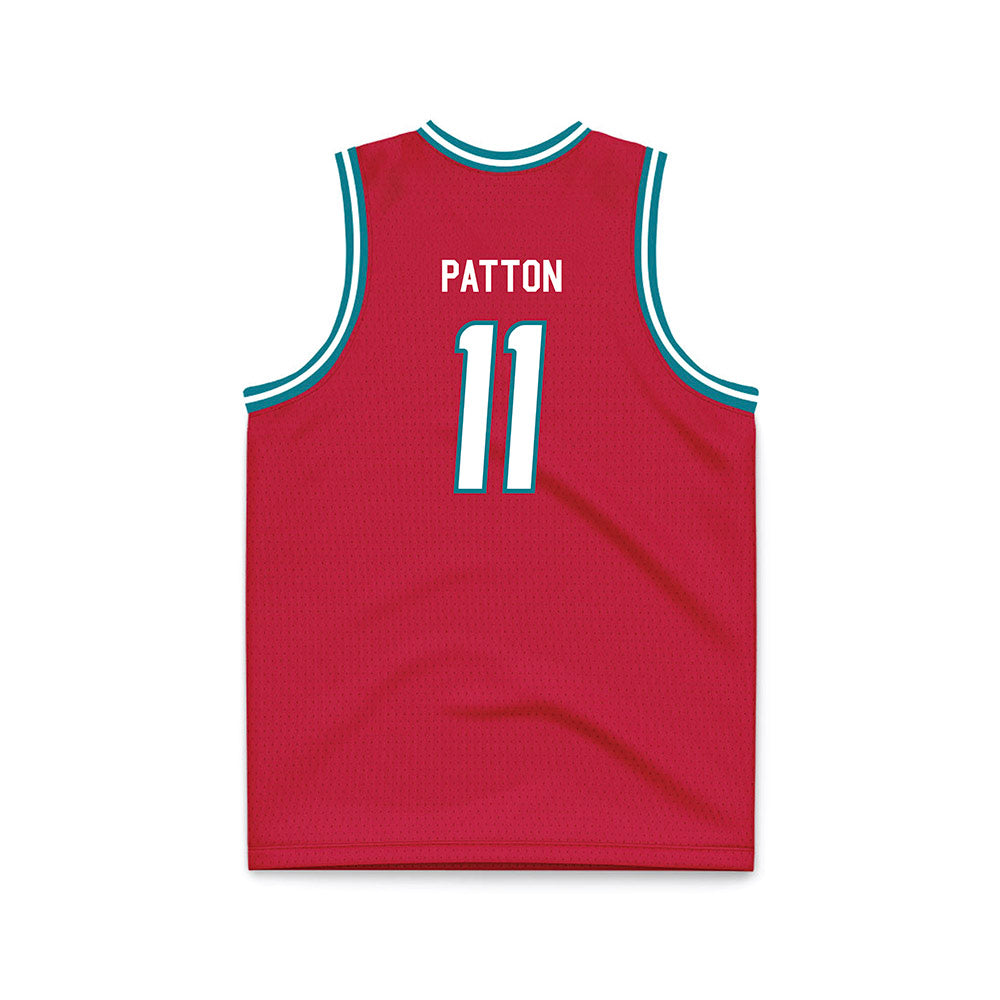 New Mexico - NCAA Men's Basketball : Kallai Patton - Red Basketball Jersey-1