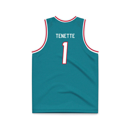 New Mexico - NCAA Men's Basketball : Uriah Tenette - Turquoise Basketball Jersey-1