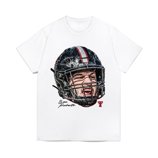 Texas Tech - NCAA Football : Ben Roberts - Game Face Comfort Colors T-Shirt-0