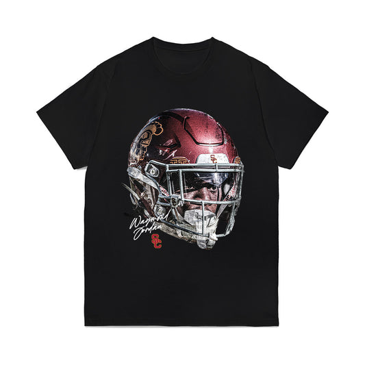 USC - NCAA Football : Waymond Jordan - Game Face Comfort Colors T-Shirt-0