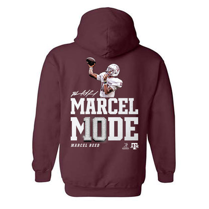 Texas A&M - NCAA Football : Marcel Reed - Heisman Hooded Sweatshirt-1