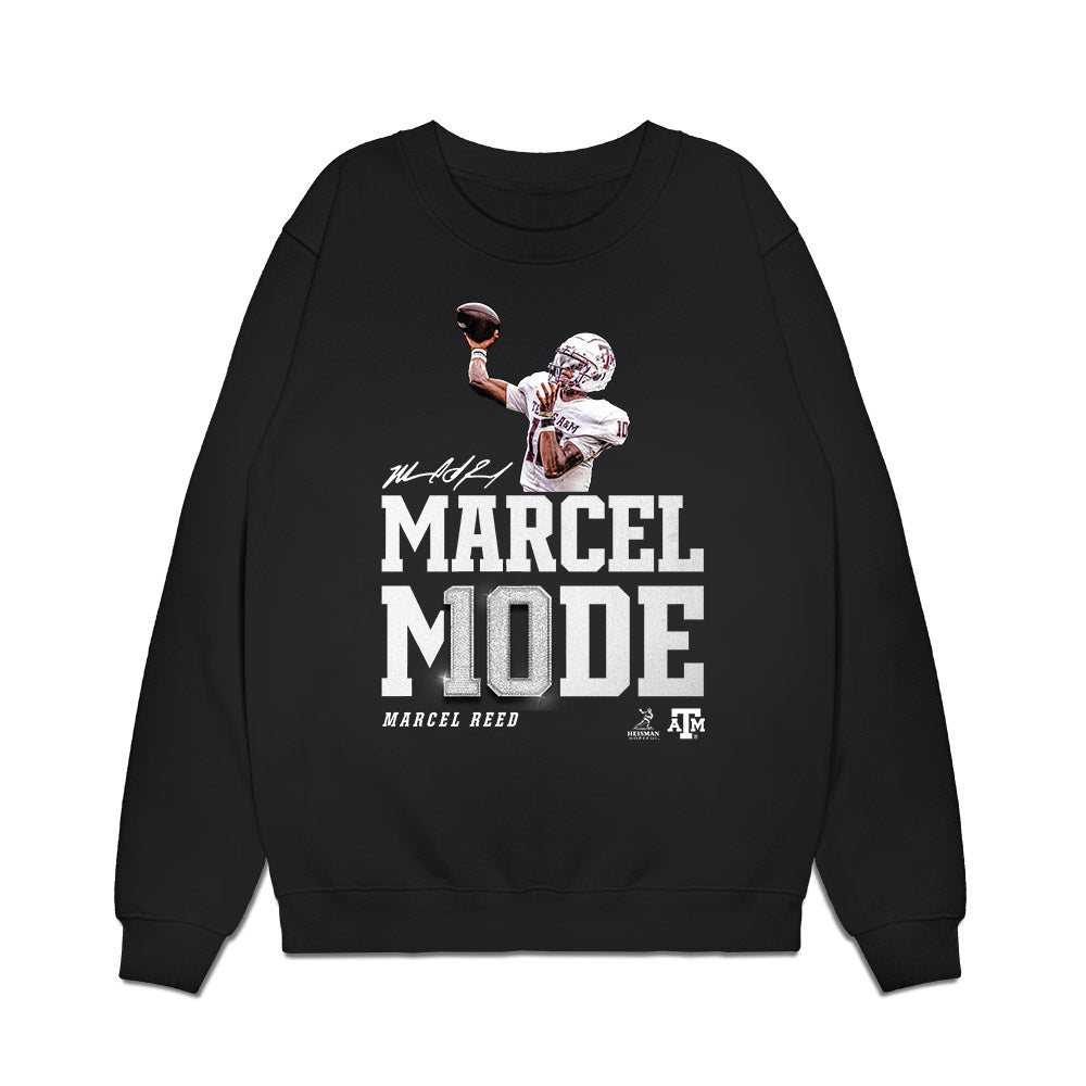 Texas A&M - NCAA Football : Marcel Reed - Heisman Premium Crewneck Sweatshirt-0