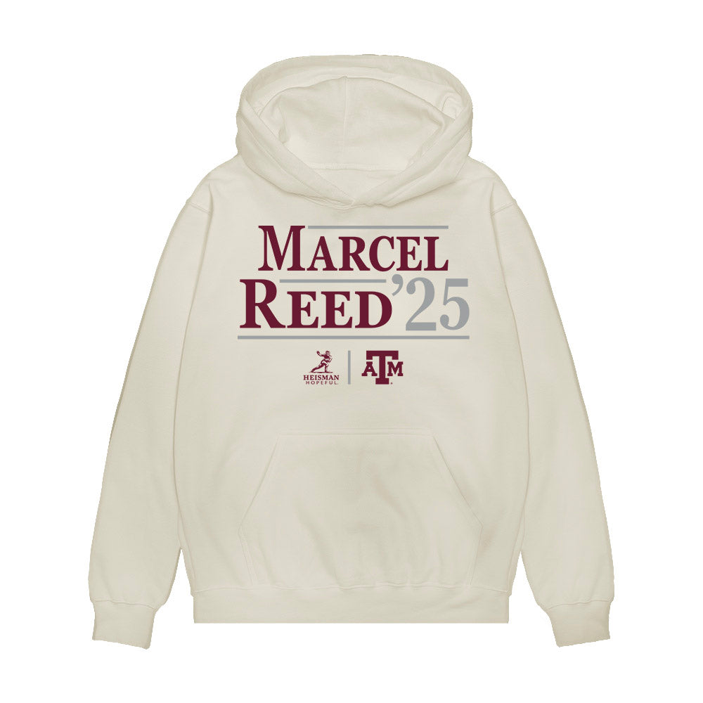 Texas A&M - NCAA Football : Marcel Reed - Heisman Campaign Premium Hooded Sweatshirt-0